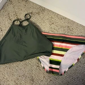Aerie Green Halter Bikini
